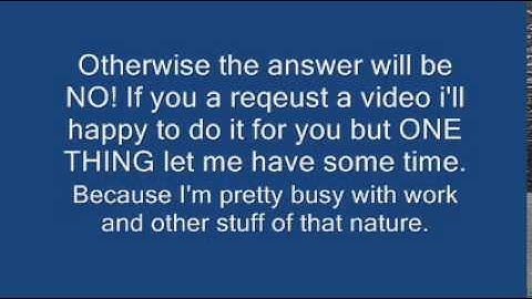 Attention Subscribers: Requesting Videos