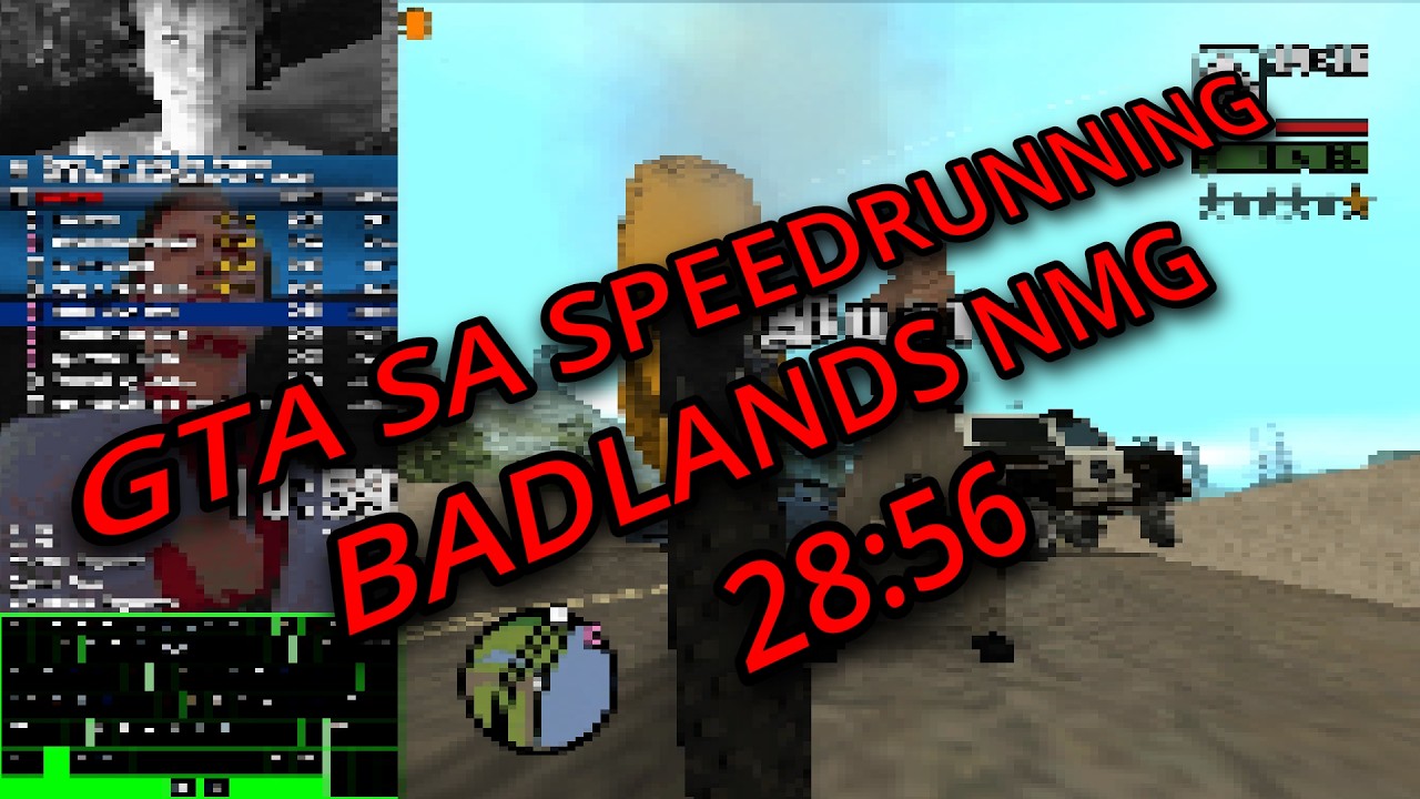 Badlands No Major Glitches I GTA SA Speedrunning in 28:56