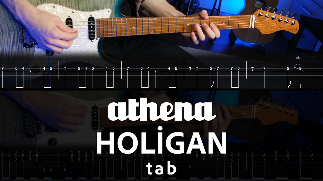 Athena - Holigan Gitar Cover | Nasıl Çalınır | TAB #athena #cover