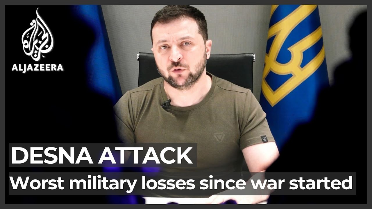 الحرب الأوكرانية: الرئيس زيلينسكي يعلن مقتل 87 شخصاً في هجوم على ديسنا