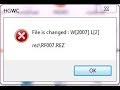 حل مشكله File is Changed في#كروس فاير#2017