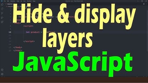 Hide and display using JavaScript | Javascript tutorials