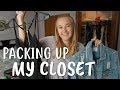 Pack Clothes for College with Me | My Biggest Tips