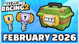All Adventure Keys February 2026 - Hill Climb Racing 2