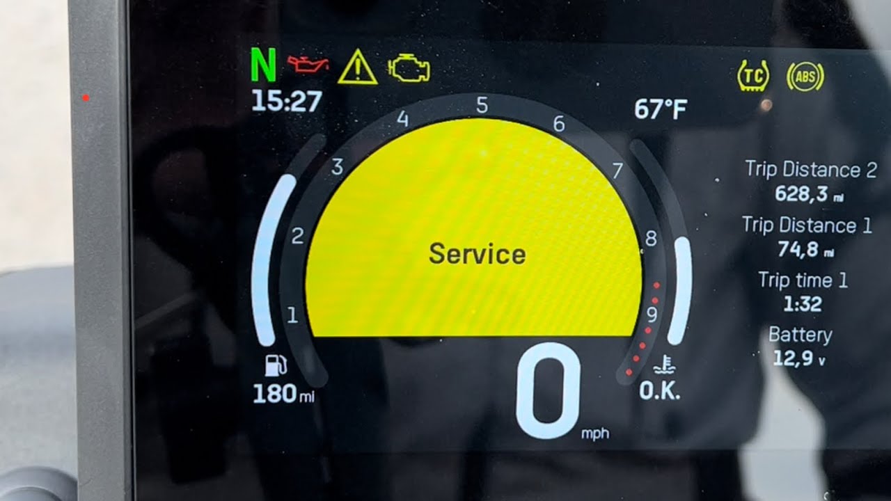 How to reset the Norden 901 service indicator.