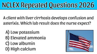 NCLEX Repeated Questions 2026 | Most Asked NCLEX Exam Questions for USA Nurses