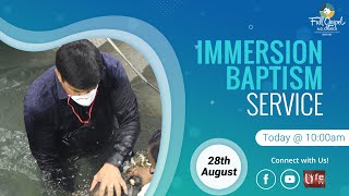 28-8-2021 || Baptism Service || Rev Paul Thangiah || FGAG CHURCH || Kannuru || Bangalore