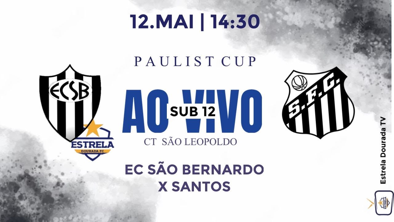 PAULISTA CUP SUB 12 - EC SÃO BERNARDO x SANTOS - YouTube