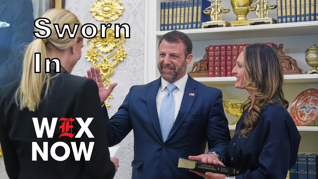 Markwayne Mullin sworn in as Homeland Security Secretary - YouTube