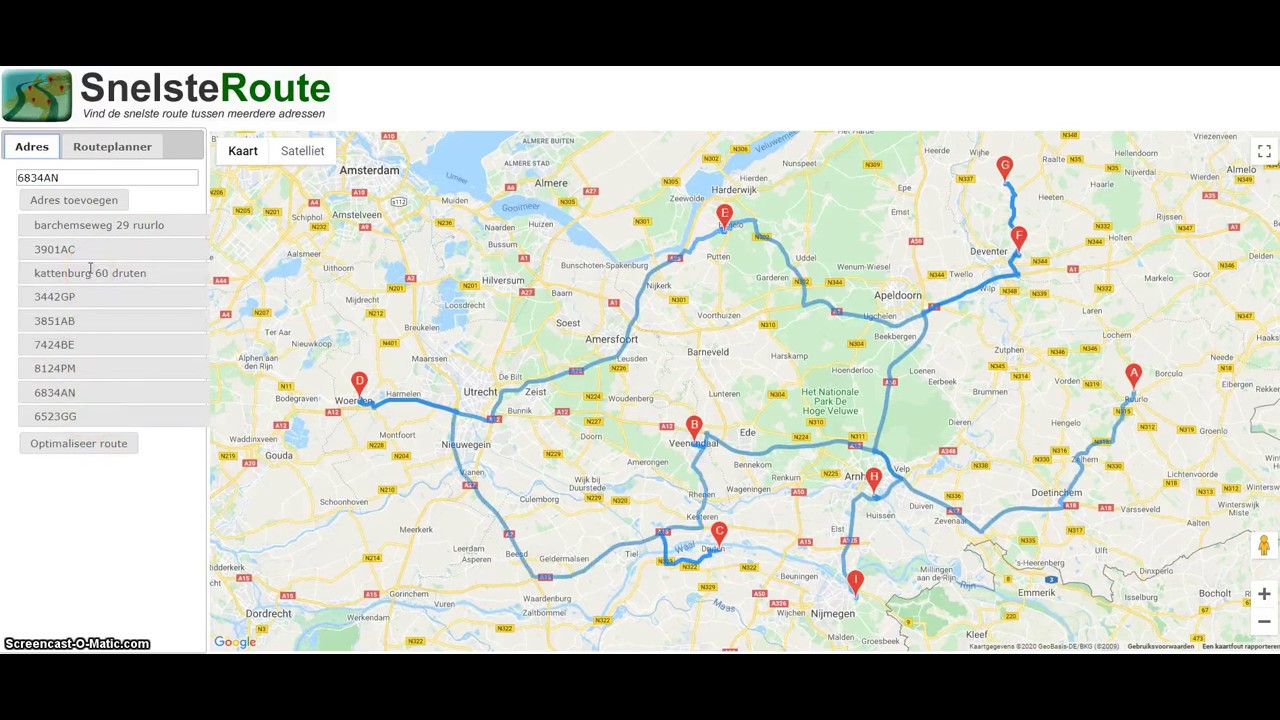 Snelste route Snelste Route