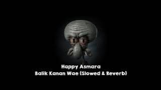 Balik Kanan Wae - Happy Asmara (Slowed & Reverb) | Aku tresno karo kowe nanging aku biso opo