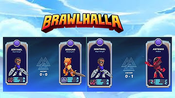 SENTINEL V.S BODVAR // SENTINEL V.S ARTEMIS - Brawlhalla