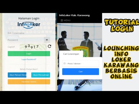 Tutorial daftar info loker karawang