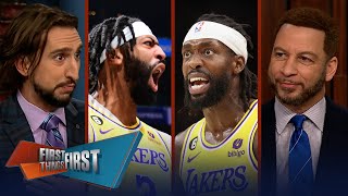 Pat Bev ejected in Lakers loss to Suns; Anthony Davis post double-double | NBA | FIRST THINGS FIRST