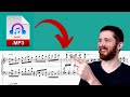 How to instantly convert an mp3 audio file into sheet music for free anthemscore and musescore