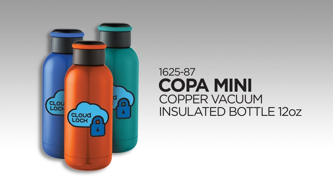 1625-87  Copa Mini Copper Vacuum Insulated Bottle 12oz