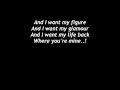 Lily Allen - Miserable without your love LYRICS