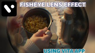 Fisheye Lens Effect Using Vita App 2022 Tutorial screenshot 2