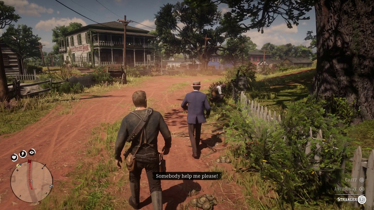 Red Dead Redemption 2 Stranger Encounter Man In Rhodes Looking