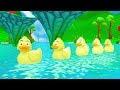 Five Little Ducks |Kids song - The kids song