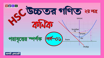 Conics|Tangent Of Parabola|পরাবৃত্তের স্পর্শক পর্ব-০১| Mahadi Academy Live