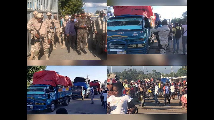 Protestantes haitianos deciden abrir paso fronteri...