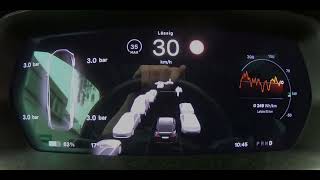 2019 Tesla Model X Update 2024.14.6 FSD Visualization