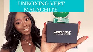 UNBOXING VERT MALACHITE by GIORGIO ARMANI PRIVE