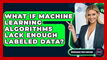 What If Machine Learning Algorithms Lack Enough Labeled Data? - Emerging Tech Insider
