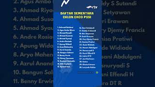 Daftar Sementara Calon Ketum Waketum Exco Pssi