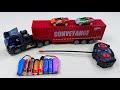 Unboxing city transportation RC trucks,Ev Police car bus,RC Lion stunt car,RC Public bus