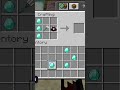 crafting miner's helmet #minecraft #shorts #youtube