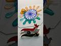 Indian🇮🇳Flower🌼#india flag colour mixing #art #satisfying #youtubeshorts #viralshorts #shorts