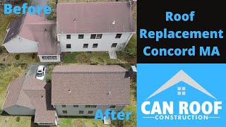 Concord Roofing Company | Roof Replacement in Concord MA | CAN Roof Construction