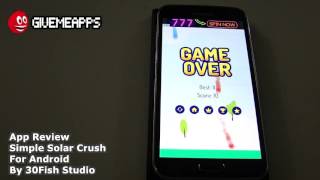 Simple Solar Crush Android App Review | GiveMeApps screenshot 1