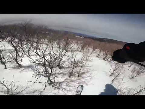 Backcountry skiing in