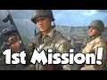 THE FIRST MISSION! (Call of Duty WW2 Campaign #1)