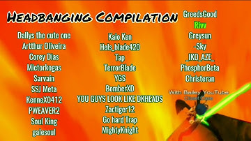AQ3D Players Headbanging Compilation! Feat. Rivv, Kaio Ken, SSJ Meta, & Tons of YOU! With Bailey!