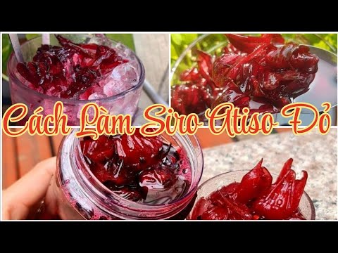 Video Cách Làm Siro Atiso Đỏ Thơm Ngon Đơn Giản | Hoa Chân... - youtube
