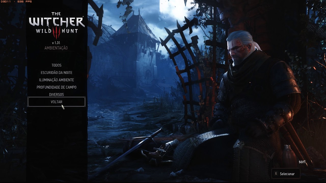 witcher 3 1.32 not have mod menu