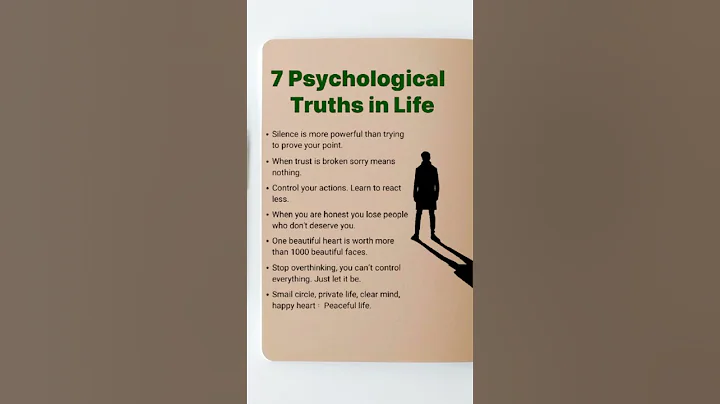 7 Psychological Truths in Life You Must Know | Deep Life Lessons #shorts #Motivation #Inspiration