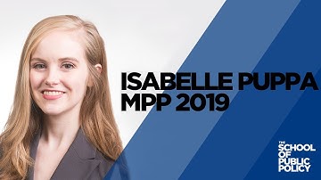 Isabelle Puppa -  Master of Public Policy Student