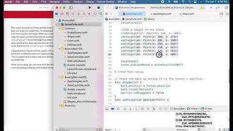 Swift Explorations - BouncyBall App (Video 5)