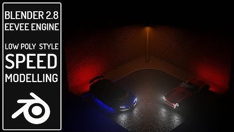 Blender 2.8 Eevee Scene Modelling | Timelapse