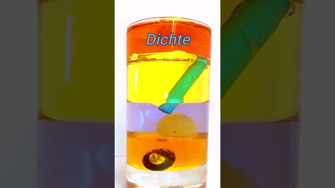 der verbotene cocktail - awesome density experiment 