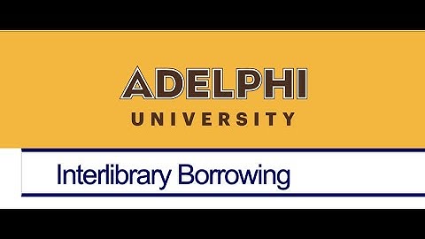 Interlibrary Borrowing