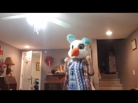 My finished fursuit head