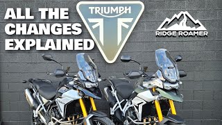 2024 Triumph Tiger 900 Side By Side Comparison with 2023  EVERY Change Explained