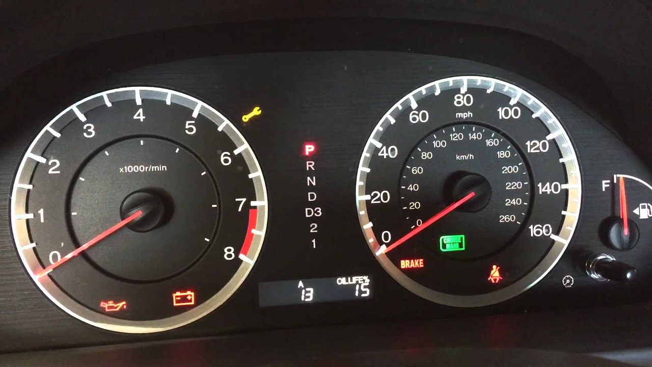 Wrench Dashboard Light On Honda Civic