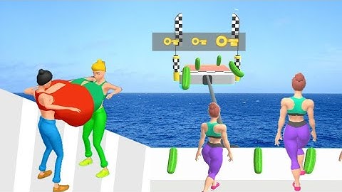 Fat 2 Fit 🍔🥒🍔 New Update All Levels Gameplay iOS/ Android Walkthrough